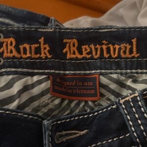 Rock Revival Dark Blue Denim Jeans